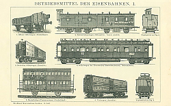 Постер Betriebsmittel Der Eisenbahnen I