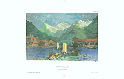 Постер Interlacken in der Schweiz