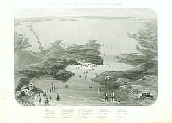 Постер Birds-eye View of the Straits of Kertch & Sea of Azoff