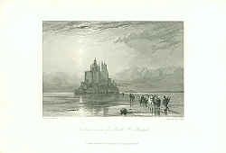 Постер Distant view of Mont St. Michel