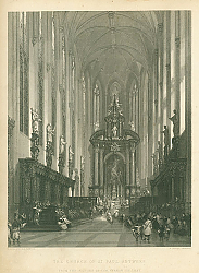 Постер The Church of St. Paul Antwerp