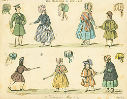 Постер Fashions for May 1844