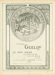 Постер Les Parfume Gueldy Le Bois Sacre La Feuilleraie Le Lys Rouge Antar 1