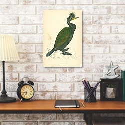 «Green Cormorant» в интерьере в стиле лофт над столом