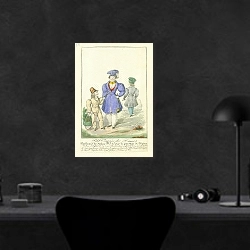 «Petit Courrier des Dames» в интерьере кабинета в черном цвете