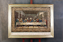 Оформление гобелена Тайная вечеря в раму