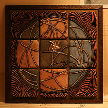 Оформление керамических элементов в багет