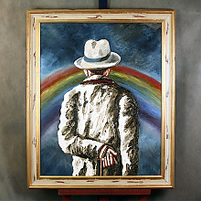 Современная картина в багетной раме