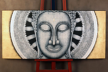 Оформление холста на галерейный подрамник