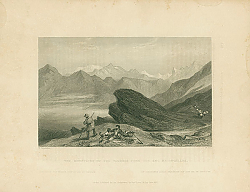 Постер The Mountains of the Vaudois from the Col De Touilles