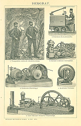 Постер Bergbau (извлечение полезных ископаемых)