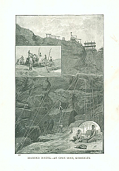 Постер Diamond Mining. - An Open Mine, Kimberley Постер Diamond Mining. - An Open Mine, Kimberley