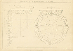 Постер Projections of a Bevel Wheel and Pinion in Gear Постер Projections of a Bevel Wheel and Pinion in Gear