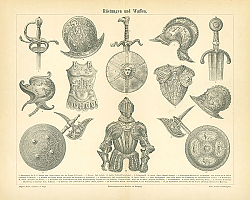 Постер Rustungen und Waffen