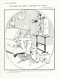 Постер Du Caeur au Front: Fragment de Lettere 1