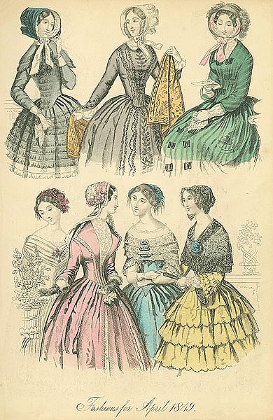 Fashions for April 1849 №3