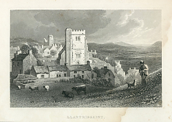 Постер Llantrissaint. Glamorganshire