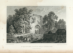 Постер St. Quintins Castle Near Cowbridge. Glamorganshire Постер St. Quintins Castle Near Cowbridge. Glamorganshire