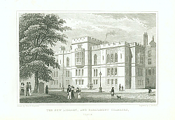 Постер The New Library, And Parlament Chambers, Temple