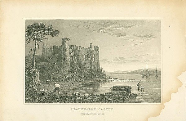 Llaugharne Castle, Caermarthenshire