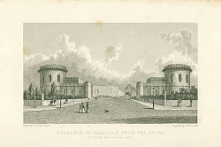 Постер Entrance to Carlisle From The South. The Prison and Sessions House Постер Entrance to Carlisle From The South. The Prison and Sessions House