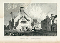 Постер Town Hall. Llantwit Major. Glamorganshire Постер Town Hall. Llantwit Major. Glamorganshire