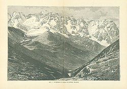 Постер Панорма гор Юнгфрау 1