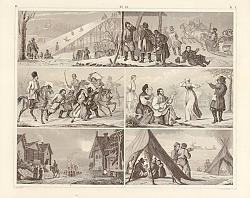 Постер Зимние народные забавы, Россия 1