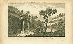 Постер View of the Beautiful Cascade, near Matlock-Bath, in Derbyshire Постер View of the Beautiful Cascade, near Matlock-Bath, in Derbyshire