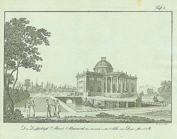 Das Luftschtofs Mont Musard das ehemals in der Nahe von Dijon ftand