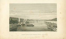 Постер Pont Louis XVI, from Pont Royal
