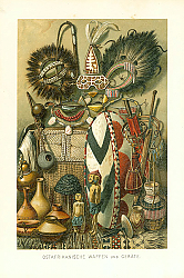 Постер Osrafrikanische Waffen und Gerate