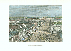 Постер Saint-Petersbourg - Perspective Nevskiy 2