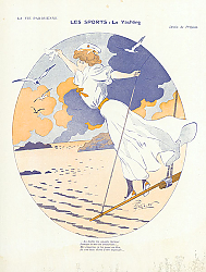 Постер Les Sports: Le Yachting 1
