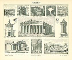 Постер Архитектра III. Griechische Baukunst Постер Архитектра III. Griechische Baukunst