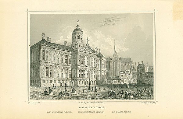 Amsterdam, вид на дворец