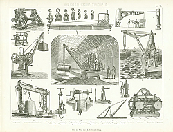 Постер Подъемные краны, лебёдки 1