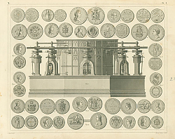 Постер Iconographic Encyclopedia: чеканка монет Постер Iconographic Encyclopedia: чеканка монет