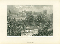 Постер Egglestone Abbey, Near Barnard Castle Постер Egglestone Abbey, Near Barnard Castle