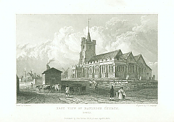 Постер East View of Rayleigh Church, Essex 1 Постер East View of Rayleigh Church, Essex 1