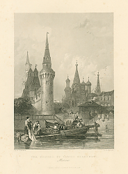 Постер The Church of vasili Blagennoi. Moscow