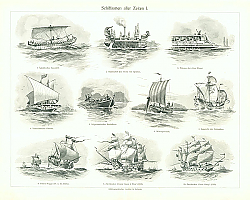 Постер Schiffsarten aller Zeiten I