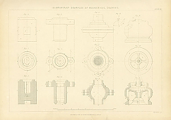 Постер Elementary Examples of Mechanical Drawing Постер Elementary Examples of Mechanical Drawing