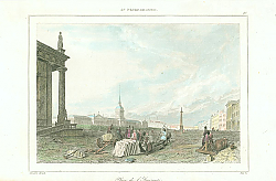 Постер St.Petersbourg, Place de l'Amiraute