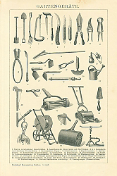 Постер Садовые инструменты