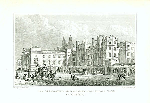 The Parlament House, from Old Palace Yard