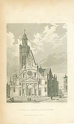 Постер Eglise de Saint-Etienne-Du-Mont