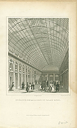 Постер Interieur de la Galerie du Palais Royal Постер Interieur de la Galerie du Palais Royal