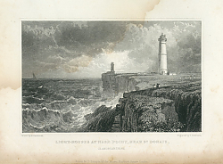 Постер Light-Houses at Nash Point, Near St. Donats. Glamorganshire Постер Light-Houses at Nash Point, Near St. Donats. Glamorganshire