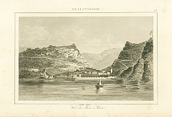 Постер Ile de Ste Helene.Vue de Jam's Town 1